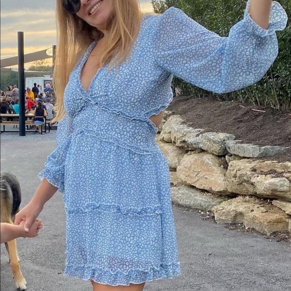 Blue dress